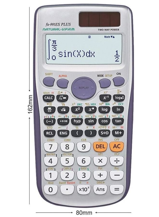 FX-991ES Plus Dot Matrix Scientific Calculator Silver - Image 4